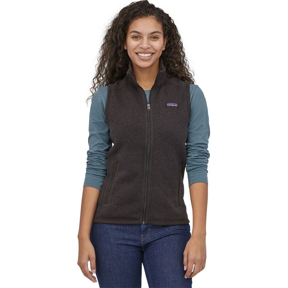 Patagonia Better Sweater Fleece Vest Full Zip Jacket Size Small Black